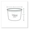 Vegware Round Deli Pots, 16 oz, 4.6 Diameter x 3"h, Clear, Plastic, PK500 CF-DC-16 - alternate 5